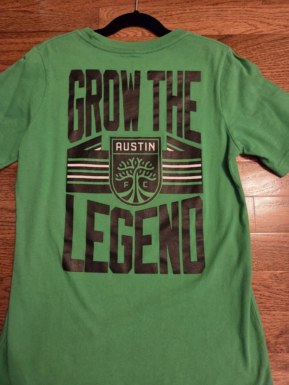 Austin 'Grow the Legend' Kids Graphic Tee - Green, M 10-12